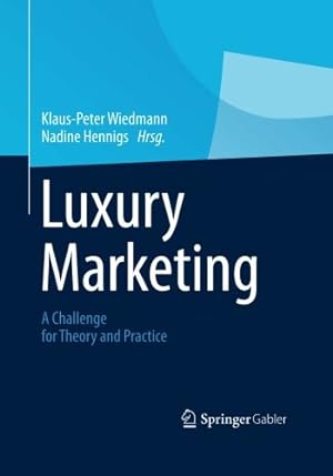 Immagine del venditore per Luxury Marketing: A Challenge for Theory and Practice [Paperback ] venduto da booksXpress