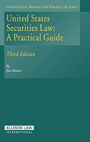 Seller image for United States Securities Law, A Practical Guide (International Banking and Finance Law) [Hardcover ] for sale by booksXpress