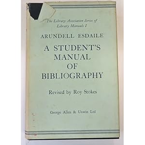 Seller image for A Student's Manual Of Bibliography for sale by St Marys Books And Prints