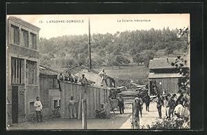 Carte postale Dombasle-en-Argonne, la Scierie mécanique