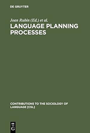 Image du vendeur pour Language Planning Processes (Contributions to the Sociology of Language, 21) [Hardcover ] mis en vente par booksXpress