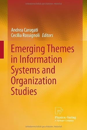 Immagine del venditore per Emerging Themes in Information Systems and Organization Studies [Hardcover ] venduto da booksXpress