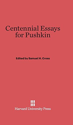 Bild des Verkufers fr Centennial Essays for Pushkin [Hardcover ] zum Verkauf von booksXpress