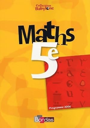 Seller image for Maths 5e 2006 - Martine Lewillion-Lizambert for sale by Book Hmisphres