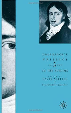 Seller image for Coleridge's Writings: On the Sublime by Vallins, David [Hardcover ] for sale by booksXpress