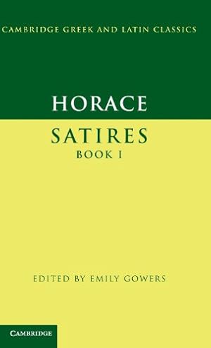 Imagen del vendedor de Horace: Satires Book I (Cambridge Greek and Latin Classics) by Horace [Hardcover ] a la venta por booksXpress