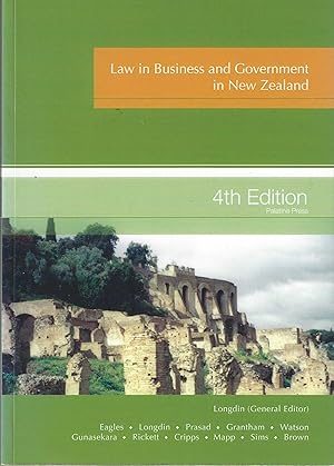 Immagine del venditore per Law in Business and Government in New Zealand. 4th edition venduto da Tinakori Books