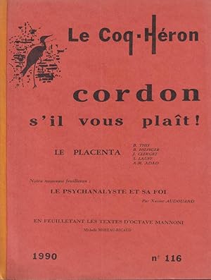 Bild des Verkufers fr Le Coq-Hron - N 116 - Cordon s'il vous plat ! zum Verkauf von PRISCA