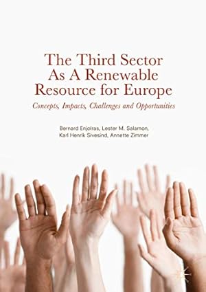 Immagine del venditore per The Third Sector as a Renewable Resource for Europe: Concepts, Impacts, Challenges and Opportunities by Enjolras, Bernard, Salamon, Lester M., Sivesind, Karl Henrik, Zimmer, Annette [Hardcover ] venduto da booksXpress