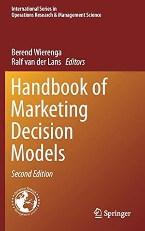 Bild des Verkufers fr Handbook of Marketing Decision Models (International Series in Operations Research & Management Science) [Hardcover ] zum Verkauf von booksXpress