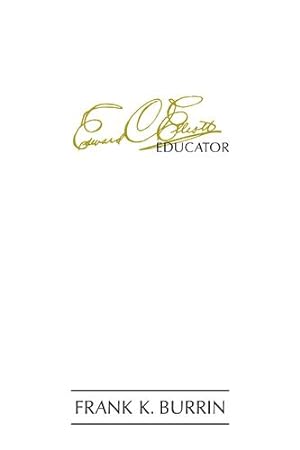 Image du vendeur pour Edward Charles Elliott, Educator (The Founders Series) [Soft Cover ] mis en vente par booksXpress