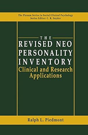 Image du vendeur pour The Revised NEO Personality Inventory: Clinical and Research Applications (The Springer Series in Social Clinical Psychology) by Piedmont, Ralph L. [Paperback ] mis en vente par booksXpress