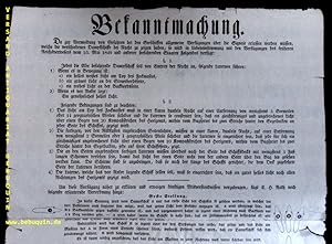 Imagen del vendedor de Zur Vermeidung von Gefahren bei den Seeschiffen allgemeine Verfgung ber die Signale, welche die Dampfschiffe bei Nacht zu zeigen haben. Gegeben von der Rathsversammlung. a la venta por Antiquariat Bebuquin (Alexander Zimmeck)