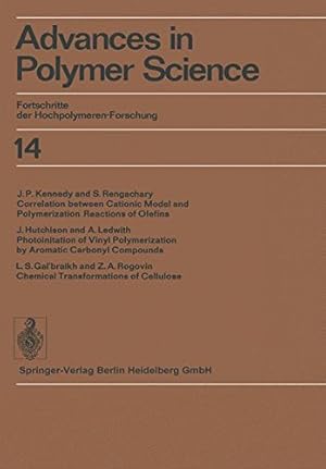 Immagine del venditore per Advances in Polymer Science: Fortschritte der Hochpolymeren-Forschung by Cantow, Prof. Dr. H.-J., DallAsta, Prof. Dr. G., Ferry, Prof. Dr. J. D., Fujita, Prof. Dr. H., Gordon, Prof. Dr. M., Kern, Prof. Dr. W., Natta, Prof. Dr. G., Okamura, Prof. Dr. S., Overberger, Prof. Dr. C. G., Prins, Prof. Dr. W., Schulz, Prof. Dr. G. V., Slichter, Dr. William P., Staverman, Prof. Dr. A. J., Stille, Prof. Dr. J. K., Stuart, Prof. Dr. H. A. [Paperback ] venduto da booksXpress