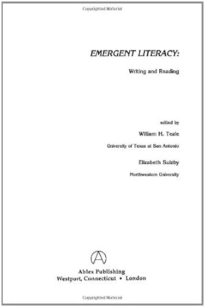 Seller image for Emergent Literacy: Writing and Reading (Writing Research) by Sulzby, Elizabeth [Hardcover ] for sale by booksXpress