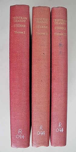 The Life & Opinions of Tristram Shandy, Gentleman. (Three Volumes complete). Limited edition. Ill...