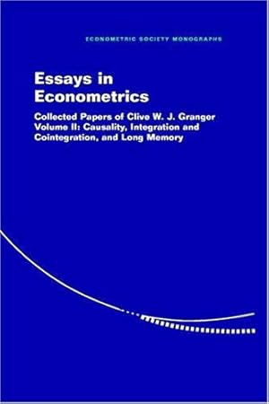 Seller image for Essays in Econometrics: Collected Papers of Clive W. J. Granger (Econometric Society Monographs) (Volume 2) by Granger, Clive W. J. [Hardcover ] for sale by booksXpress