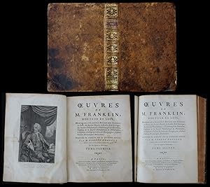 Oeuvres de M. Franklin, docteur ès loix, . Traduites de l'anglois sur la quatrième édition. Par M...