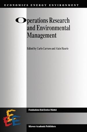 Seller image for Operations Research and Environmental Management (Economics, Energy and Environment) [Paperback ] for sale by booksXpress
