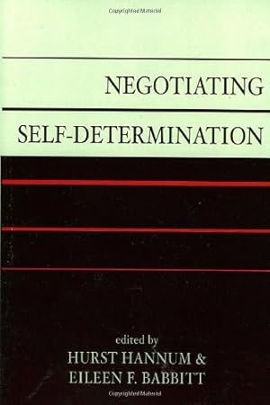 Immagine del venditore per Negotiating Self-Determination [Paperback ] venduto da booksXpress