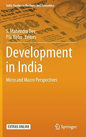 Seller image for Development in India: Micro and Macro Perspectives (India Studies in Business and Economics) [Hardcover ] for sale by booksXpress