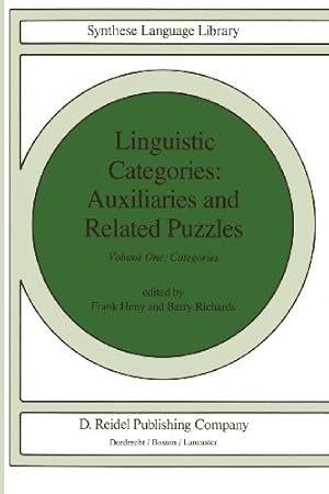 Seller image for Linguistic Categories: Auxiliaries and Related Puzzles: Volume One: Categories (Studies in Linguistics and Philosophy) (Volume 1) [Paperback ] for sale by booksXpress