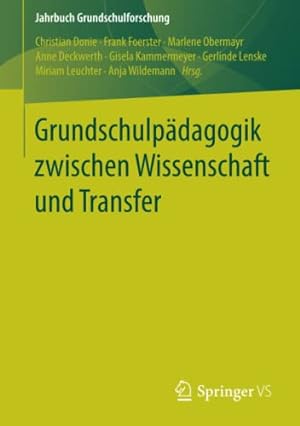 Seller image for Grundschulp ¤dagogik zwischen Wissenschaft und Transfer (Jahrbuch Grundschulforschung) (German Edition) [Paperback ] for sale by booksXpress