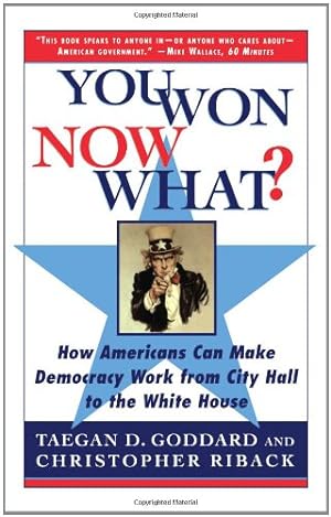 Seller image for You Won--Now What?: How Americans Can Make Democracy Work from City Hall to the White House by Goddard, Taegan D., Riback, Christopher [Paperback ] for sale by booksXpress