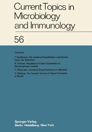 Seller image for Current Topics in Microbiology and Immunology / Ergebnisse der Mikrobiologie und Immunitätsforschung by Arber, W., Braun, W., Haas, R., Henle, W., Hofschneider, P. H., Jerne, N. K., Koldovský, P., Koprowski, H., Maaløe, O., Rott, R., Sela, M., Svru?ek, L., Schweiger, H. G., Vogt, P. K., Wecker, E. [Paperback ] for sale by booksXpress