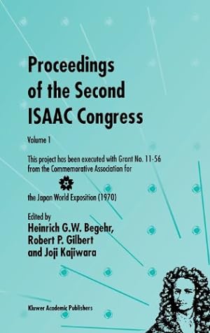 Imagen del vendedor de Proceedings of the Second ISAAC Congress: Volume 1: This project has been executed with Grant No. 1156 from the Commemorative Association for the . for Analysis, Applications and Computation) [Hardcover ] a la venta por booksXpress