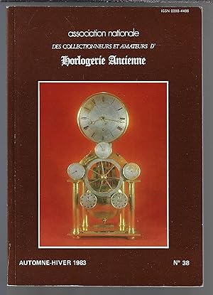 association nationale des collectionneurs et amateurs d'horlogerie ancienne n°38 automne-hiver 1983