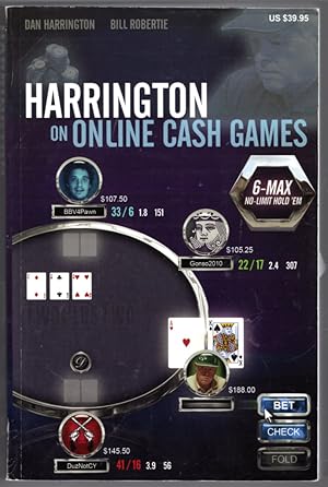 Bild des Verkufers fr Harrington on Online Cash Games: 6-Max No-Limit Hold 'em zum Verkauf von Lake Country Books and More