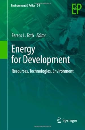 Imagen del vendedor de Energy for Development: Resources, Technologies, Environment (Environment & Policy) [Hardcover ] a la venta por booksXpress