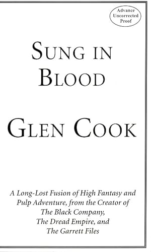 Seller image for Sung in Blood for sale by Ziesings