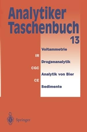 Seller image for Analytiker-Taschenbuch (German Edition) by Günzler, Helmut, Bahadir, A. Müfit, Borsdorf, Rolf, Danzer, Klaus, Huber, Walter, Fresenius, Wilhelm, Lüderwald, Ingo, Tölg, Günter, Schwedt, Georg, Wisser, Hermann [Paperback ] for sale by booksXpress