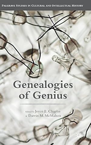 Bild des Verkufers fr Genealogies of Genius (Palgrave Studies in Cultural and Intellectual History) [Hardcover ] zum Verkauf von booksXpress