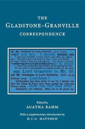 Seller image for The Gladstone-Granville Correspondence (Camden Classic Reprints) by Gladstone, W. E., Granville, Lord [Paperback ] for sale by booksXpress
