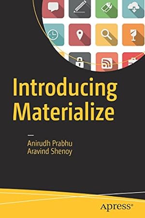 Seller image for Introducing Materialize by Prabhu, Anirudh, Shenoy, Aravind [Paperback ] for sale by booksXpress