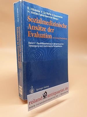 Bild des Verkufers fr Sozialmedizinische Anstze der Evaluation im Gesundheitswesen Teil: Bd. 2., Qualittssicherung in der ambulanten Versorgung und Rehabilitation zum Verkauf von Roland Antiquariat UG haftungsbeschrnkt