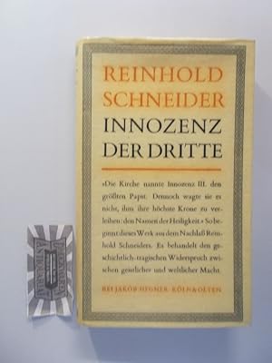 Innozenz Dritte, First Edition - AbeBooks
