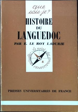 Bild des Verkufers fr Histoire du Languedoc zum Verkauf von books4less (Versandantiquariat Petra Gros GmbH & Co. KG)