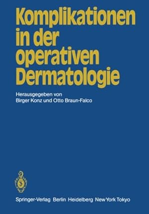Seller image for Komplikationen in der operativen Dermatologie (German Edition) [Paperback ] for sale by booksXpress