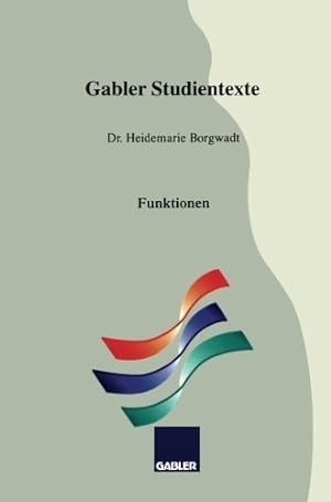 Imagen del vendedor de Funktionen (Gabler-Studientexte) (German Edition) [Soft Cover ] a la venta por booksXpress