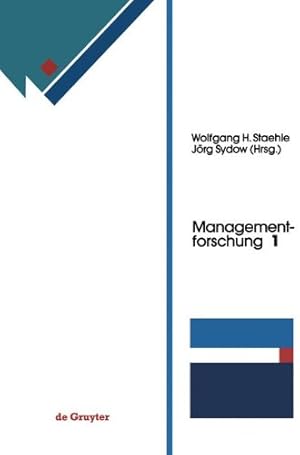Bild des Verkufers fr Managementforschung (German Edition) [Paperback ] zum Verkauf von booksXpress