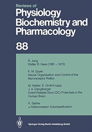 Seller image for Reviews of Physiology, Biochemistry and Pharmacology (English and German Edition) by Adrian, R. H., Helmreich, E., Holzer, H., Jung, R., Krayer, O., Linden, R. J., Lynen, F., Miescher, P. A., Piiper, J., Rasmussen, H., Renold, A. E., Trendelenburg, U., Ullrich, K., Vogt, W., Weber, A. [Paperback ] for sale by booksXpress