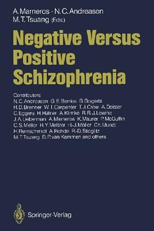 Seller image for Negative Versus Positive Schizophrenia [Paperback ] for sale by booksXpress
