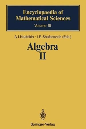 Imagen del vendedor de Algebra II: Noncommutative Rings Identities (Encyclopaedia of Mathematical Sciences) [Paperback ] a la venta por booksXpress