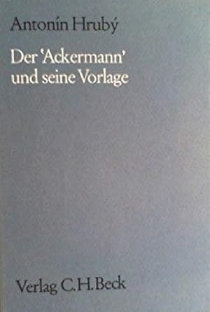 Bild des Verkufers fr Der "Ackermann" und seine Vorlage zum Verkauf von Alplaus Books