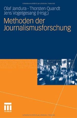 Seller image for Methoden der Journalismusforschung (German Edition) [Paperback ] for sale by booksXpress