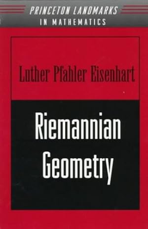 Seller image for Riemannian Geometry by Eisenhart, Luther Pfahler [Paperback ] for sale by booksXpress